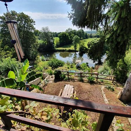 Le Cottage Belmontais, Maison Individuelle, Vue Panoramique Sur La Riviere Beaumont-sur-Sarthe Luaran gambar